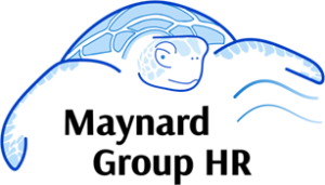 An image of the Maynard Group HR logo, a sea turtle